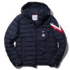 モンクレール ダウンジャケット BERARD 778ネイビー MONCLER パーカー メンズ 2024年春夏