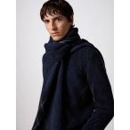 イタリア製 ロベルトコリーナ マフラー付きアーガイルジャガードニット RA18001  roberto collinaメンズ  ブランド セーター