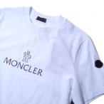 モンクレール Tシャツ MONCLER 8C00024 001ホワイト メンズ 半袖 大きいサイズ ブランド 2025SS 2025年春夏