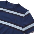 フレッドペリー ボールドストライプTシャツ M9852 Tennis Blue FRED PERRY メンズ 2025年春夏