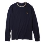 フレッドペリー ツインティップ ロングスリーブTシャツ M9602 FRED PERRY メンズ ロンT 長袖 2025年春夏