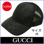 グッチ GUCCI キャップ ベースボール サイズM メッシュ 黒 ブラック メンズ レディース 帽子 新品 アウトレット 510950