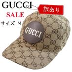 【訳あり】グッチ GUCCI キャップ ベースボール サイズM GGキャンバス メンズ レディース 帽子 新品 アウトレット 576253