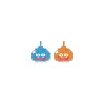 ドラゴンクエスト AM アクリルブロック ドットスライム より 2種(スライム/スライムベス) タイトー プライズ