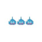 ドラゴンクエスト AM アクリルブロック ドットスライム より 1種(スライム)3個 タイトー プライズ