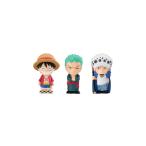 ワンピース ソフビッツ ワンピース より 3種(ルフィ/ゾロ/ロー) バンダイ ONE PIECE キャンディトイ 食玩