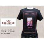 ショッピングホリスター ホリスター　HOLLISTER 【メンズ　Men's】半袖Tシャツ 【ブラック】ロゴプリント