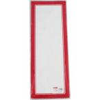 赤枠ポスター 5号大 無地 12-2015 100枚  ササガワ タカ印 店内POP 615mmX225mm ポップ POP 値段 商品名 昭和 レトロ