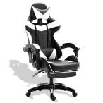 ゲーミングチェア オフィスチェア リクライニング オットマン付き パソコンチェア クッション gamingchair PCチェア フットレスト チェア