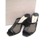 JIMMY CHOO ジミー チュウ Joud 85 レザーメッシュサンダル