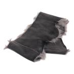 ショッピングIT KARL DONOGHUE カールドノヒュー ラムレザーファースカーフ スヌード  グレー F IT01KAI02XFK