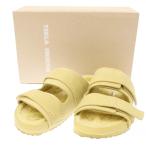 BIRKENSTOCK×TEKLA ビルケンシュトック×テクラ Uji Suede スウェードストラップサンダル 1026281 イエロー 28cm IT0877039MUC