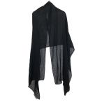 RALPH LAUREN PURPLE LABEL ラルフ ローレン パープルレーベル マフラーストール  ブラック  IT0RLU9SMFUG