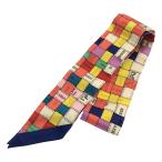 ショッピングIT HERMES エルメス Bolduc au Carre ボルデュックチェック ツイリースカーフ  ミックス  IT0X840Q0MQC