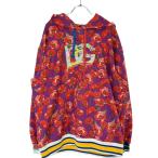 DOLCE&GABBANA ドルチェ＆ガッバーナ 22SS フローラルオーバーサイズパーカー F9M81Z/FSUAN パープル×レッド S IT18I45UQ5AG