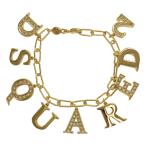 DSQUARED2 Dsquared Logo цепь браслет Gold IT1N4CL4WDRC