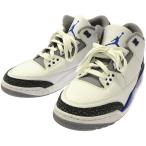 NIKE ナイキ Nike Air Jordan 3 エアジョーダンスニーカー CT8532-145 Racer Blue ホワイト×ブルー 28cm IT2G9N7ZSHUG