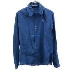 FranCisT_MOR.K.S フランシストモークス ハイビスカルスワロ リネンワイヤーフックシャツ MR1409 ブルー 2 IT2WYVPV8NUG