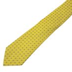 ショッピングIT HERMES エルメス H柄 シルクネクタイ  イエロー  IT36VDDCW7U2