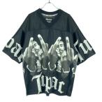 ショッピングIT WACKO MARIA ワコマリア 23SS 2PAC FOOTBALL JERSEY フットボールシャツ  ブラック M IT41N7STCH3Q