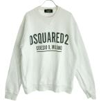 ショッピングディースクエアード DSQUARED2 ディースクエアード 21AW ロゴプリントプルオーバースウェットトレーナー S71GU0448 ホワイト M IT502AFZPSNW