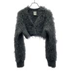 determ; デターム Cropped Shaggy Knit Cardigan クロップドシャギーニットカーディガン  グレー F IT5DKSLR5KMS