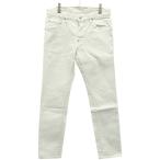 DSQUARED2 ディースクエアード 22AW Skater Jean ストレッチスキニーデニムパンツ S74LB1137 ホワイト 48 IT6E8L0VUSYU