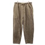 ショッピングIT AUBERGE オーベルジュ 22AW GOURDIN コットンウールスウェットイージーパンツ  ブラウン系 44 IT7NN5DJP3AD
