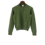 ショッピングボッテガ BOTTEGA VENETA ボッテガヴェネタ 23SS リネン 「BV」エンブロイダリーニットセーター グリーン XS IT7SLVSJ6HC6