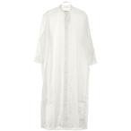 ショッピングINDIVIDUALIZED INDIVIDUALIZED SHIRTS インディビジュアライズド シャツ バンドカラーコットンロングシャツワンピース  ホワイト F IT8S8YTPM6ZQ
