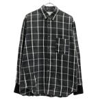 ショッピングCOMME COMME des GARCONS SHIRT コムデギャルソンシャツ チェックリブネルシャツ W20069 グレー XS IT8TPFHV3GRB