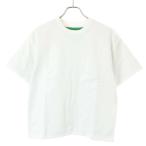 BOTTEGA VENETA ボッテガヴェネタ 2トーン クルーネックTシャツ 702429 V16E0 ホワイト グリーン XS IT9E1UMIXWFS