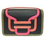 PIERRE HARDY ピエールアルディー ALPHA アルファレザーショルダーバッグ  ブラック  IT9UFEEMT16O