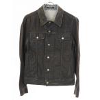 DOLCE&GABBANA ドルチェ＆ガッバーナ 05 コーティングオイルドデニムジャケット ブラウン系 46 ZDS06 820N ITAM1WJXDZOS