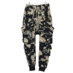 A.F ARTEFACTe-ef артефакт 25AW BELT CARGO SAROUEL JOGGER / MOTTLED DYING обезьяна L брюки-джоггеры черный × оттенок бежевого 2 ITBFHO7MJ5N8