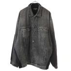 ショッピングバレンシアガ BALENCIAGA バレンシアガ Sporty B Tracksuit Denim Jacket トラックデニムコンビジャケット 678344 TJW78 ブラック 2 ITBLNMHTDUOU