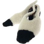 MARNI マルニ ボアポインテッドトゥミュールサンダル  ホワイト ブラック 35 ITBV1KYP791Y