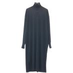 BLAMINK ブラミンク ウールカシミヤ18Gタートルニット ワンピース 7926-106-0164 ネイビー 36 ITC789T1OKGW