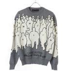ショッピングLOUIS LOUIS VUITTON ルイヴィトン 20SS スタジオジャカードニットセーター TBL HIN14W グレー S ITCBZZ5RLRNI