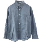 ショッピングINDIVIDUALIZED INDIVIDUALIZED SHIRTS インディビジュアライズド シャツ STANDARD FIT スタンダードフィットコットンシャツ  ブルー 16-33 ITCR1X45SG2Z