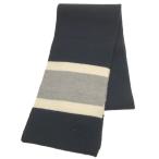 THOM GREY Tom серый 13AW шерсть вязаный muffler темно-синий × многоцветный ITCX3ZTUJNU0