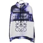 ショッピングロエベ LOEWE ロエベ フォトコピーアナグラム パーカー H526Y25X13 ネイビー ホワイト M ITD5IR8WIMLP