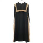 ADORE アドーア バイカラーラインジョーゼットセーラーヨークワンピース 531-2140319 ブラック 38 ITDT7AGB6K00