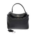 BALENCIAGA バレンシアガ Rodeo Mini Bag ロデオ ミニ レザーショルダーバッグ 795456 ブラック  ITEL8THBYI7C