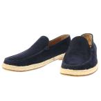 J.M WESTON ジェイエムウエストン Uzes ユゼス エスパドリーユ ローファーシューズ  ネイビー 7 ITF9FN52KUVA