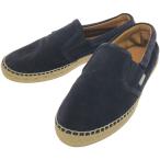 JIMMY CHOO ジミー チュウ スウェードエスパドリーユスリッポンシューズ  ネイビー 40 ITFFNRDNK8IP