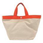 Herve Chapelier エルベシャプリエ 店舗限定 舟型トートバッグ M 707CD ベージュ系×オレンジ  ITFGIGR9ZA7W