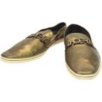 DOLCE&amp;GABBANA Dolce & Gabbana DG bit металлик туфли без застежки обувь CA1368 A7579 Gold 7 ITFRBOMIYRDA
