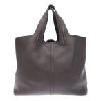 BOTTEGA VENETA ボッテガヴェネタ レザートートバッグ  ブラウン - ITGZB7SIYFKN