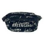 BALENCIAGA Balenciaga wave Logo Wheel талия сумка "body" 533009 черный ITHP7M8CBKMA
